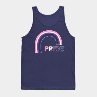Genderfluid rainbow pride Tank Top